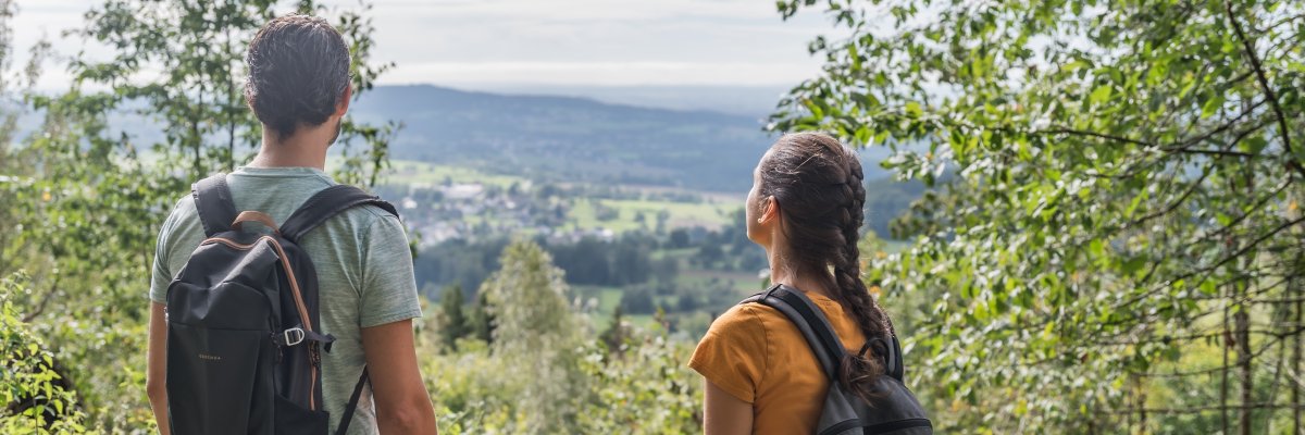 Wäller Tour Hohe Hahnscheid Aussicht Hessenblick