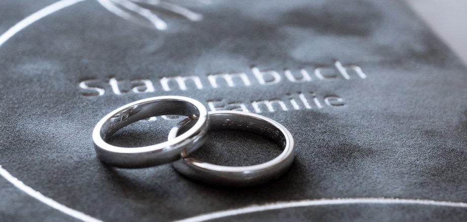 Stammbuch mit Eheringen